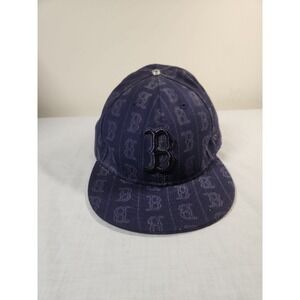 Boston Red Sox New Era 59FIFTY Baseball Fitted Hat Cap 8 Blue‎